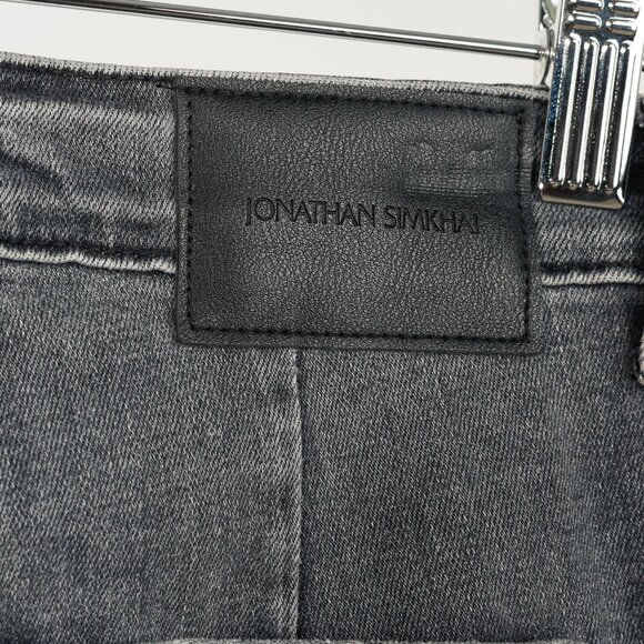 Jonathan Simkhai Wiley Medium Pebble Denim Joggers - Picture 7 of 12